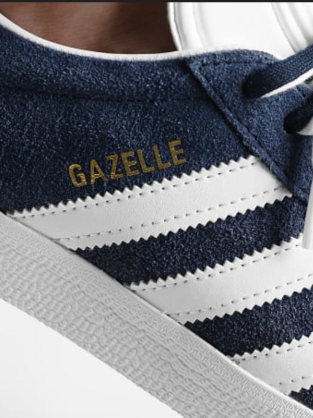 Adidas Kids Suede Gazelle Shoes Navy Blue Size 12 Classic Style Staple